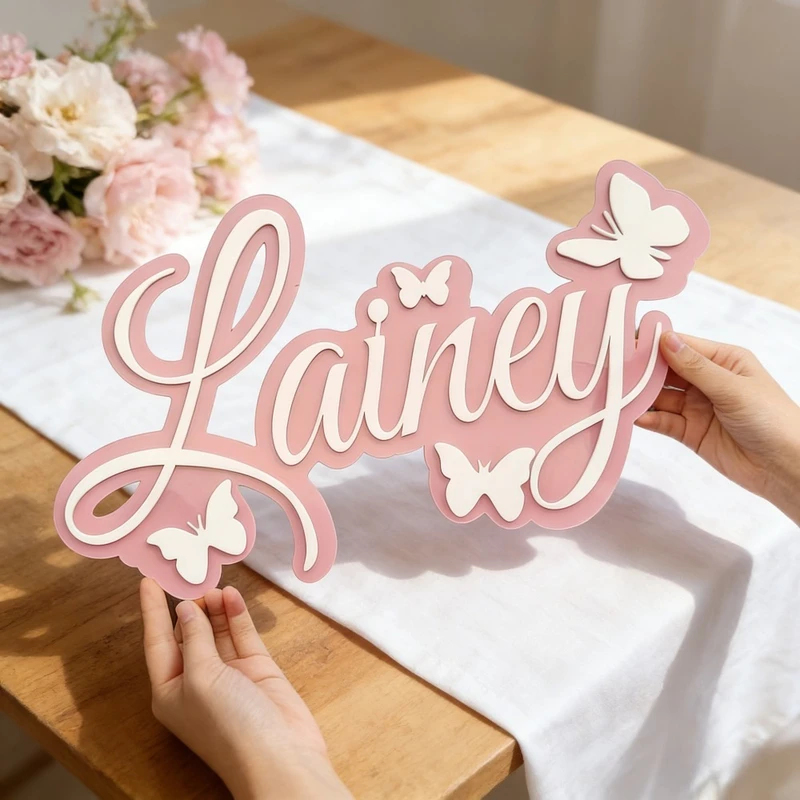 Personalized Baby Name Plaque, - Baby Nursery Wall ulasan dan harga