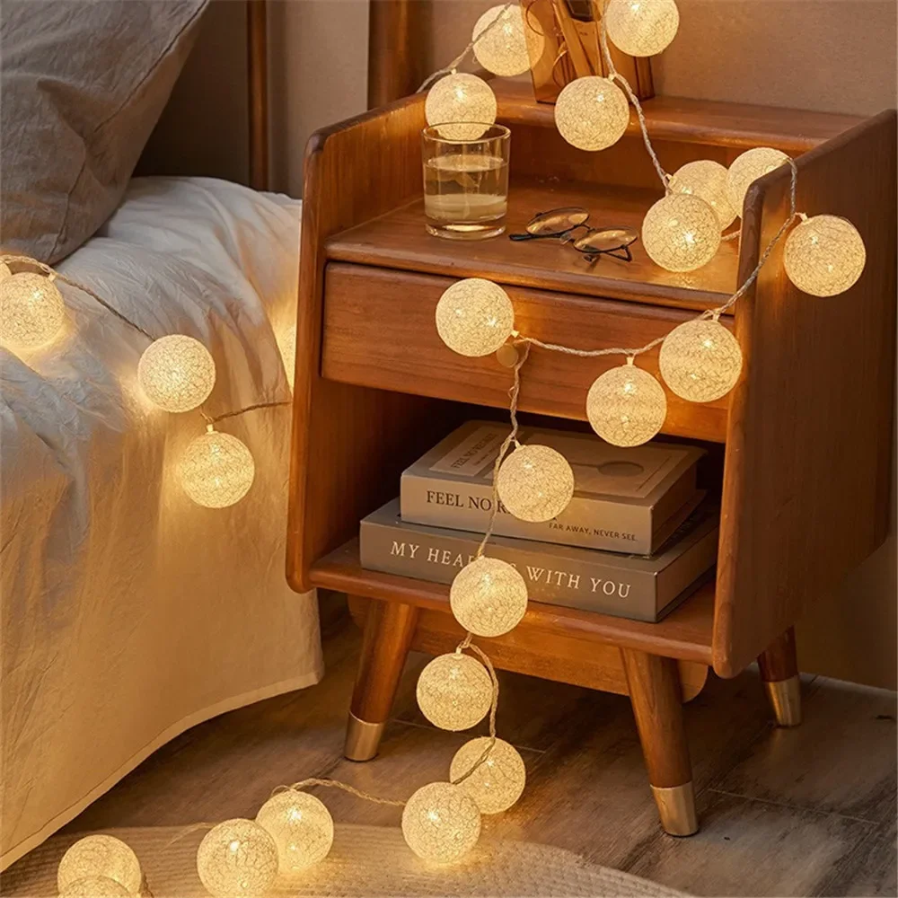 Halloween Cotton Garland Balls - Baby Nursery Light ulasan dan harga