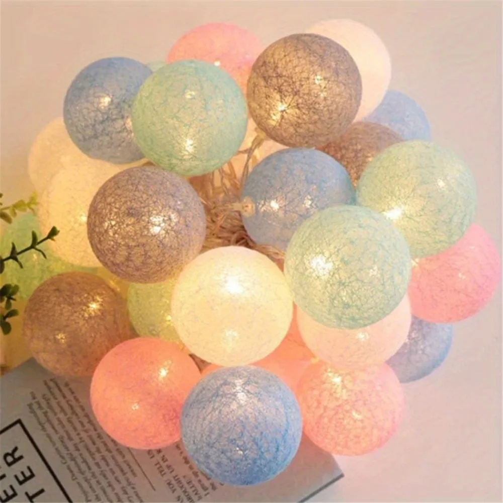 Halloween Cotton Garland Balls - Baby Nursery Light ulasan dan harga