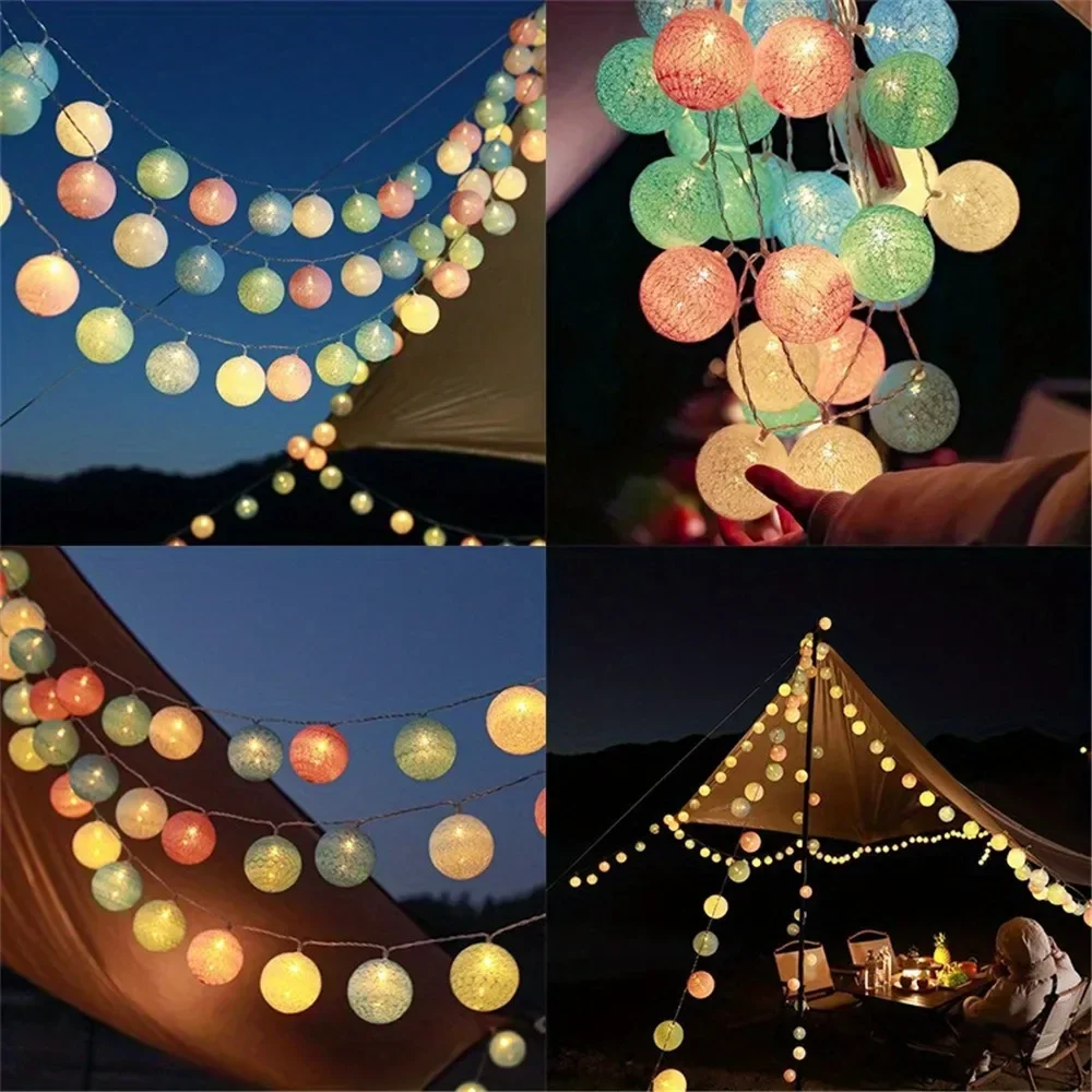 Halloween Cotton Garland Balls - Baby Nursery Light ulasan dan harga