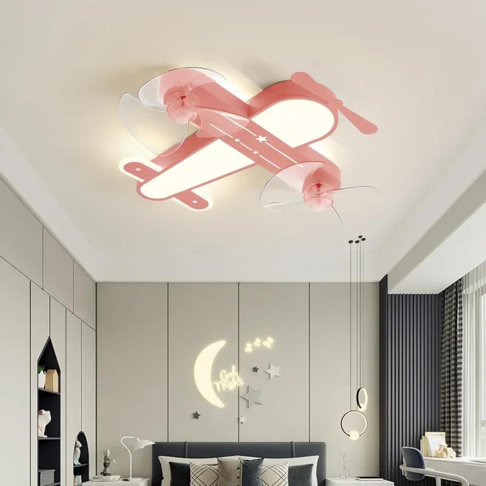 Modern Airplane Led Ceiling Li - Baby Nursery Light Fixture ulasan dan harga