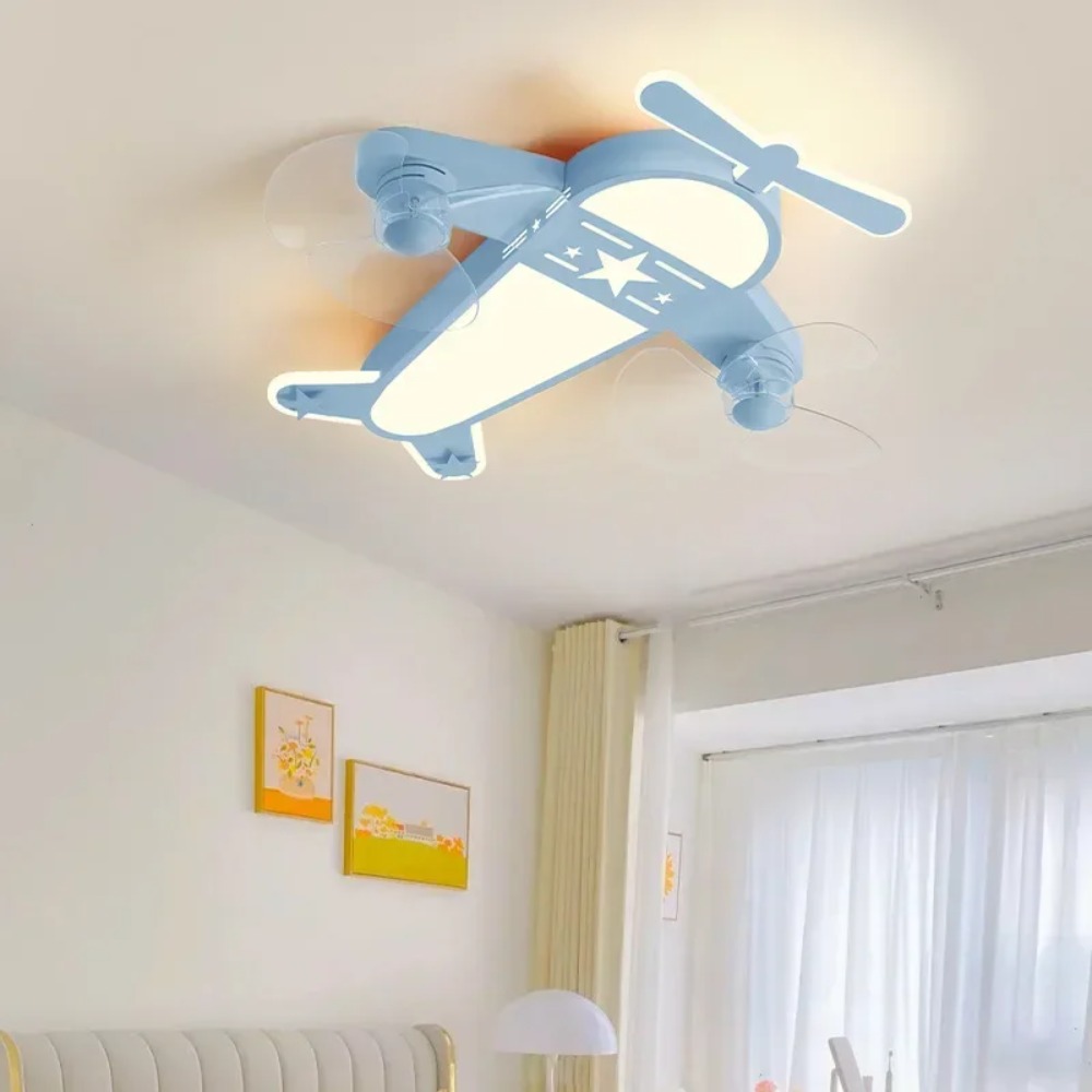 Modern Airplane Led Ceiling Li - Baby Nursery Light Fixture ulasan dan harga