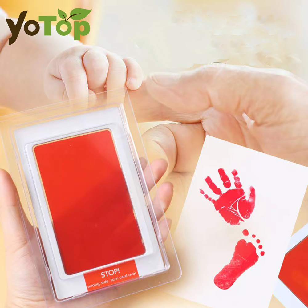 Large Size Non-Toxic Baby Hand - Footprint Ink Kit ulasan dan harga