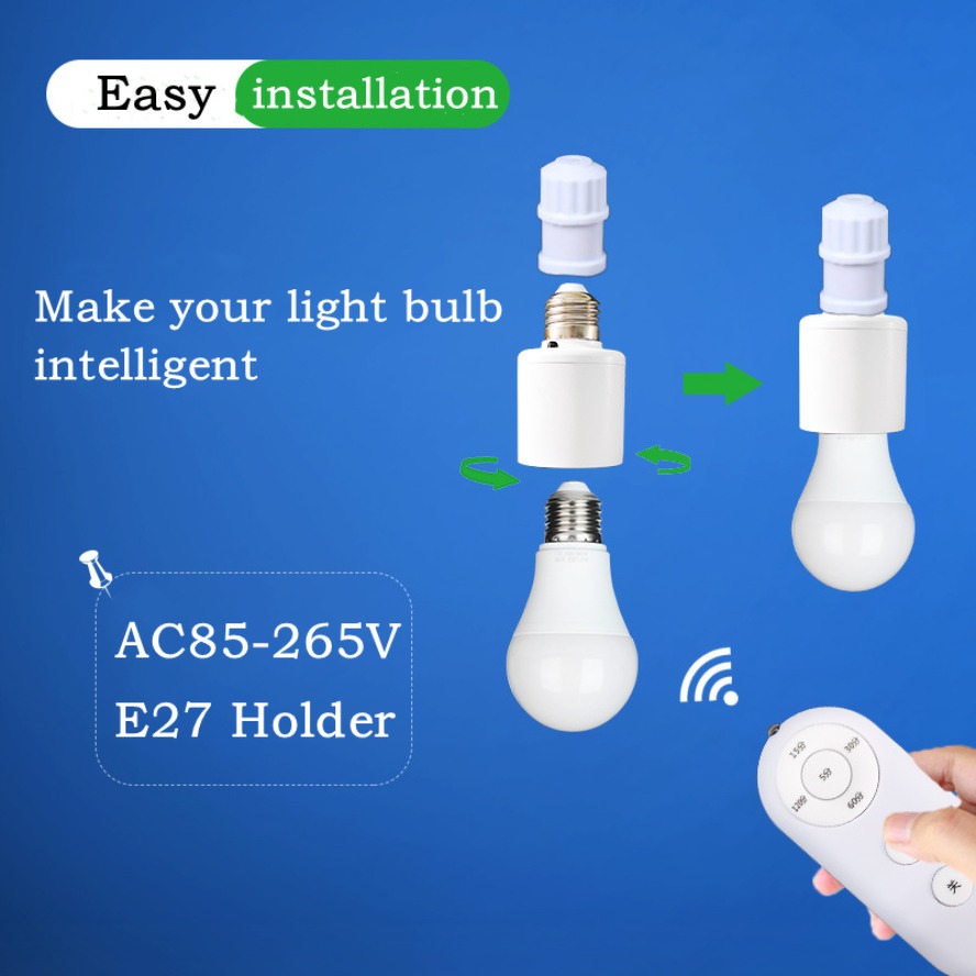 E27 60W Wireless Remote Contro - Baby Nursery Light ulasan dan harga
