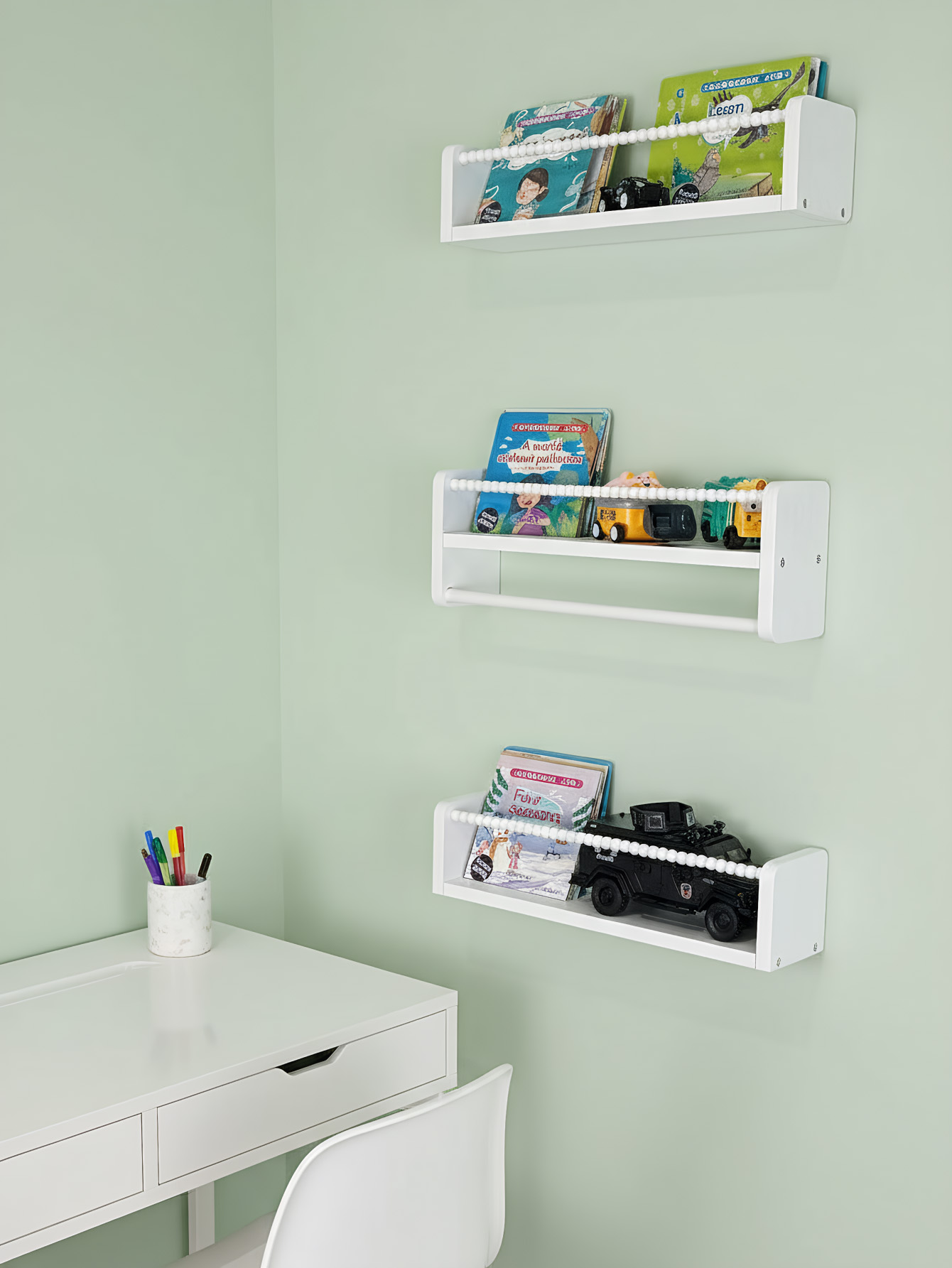 Nursery Book Shelves ,15.7 Inc - Baby Nursery Books ulasan dan harga