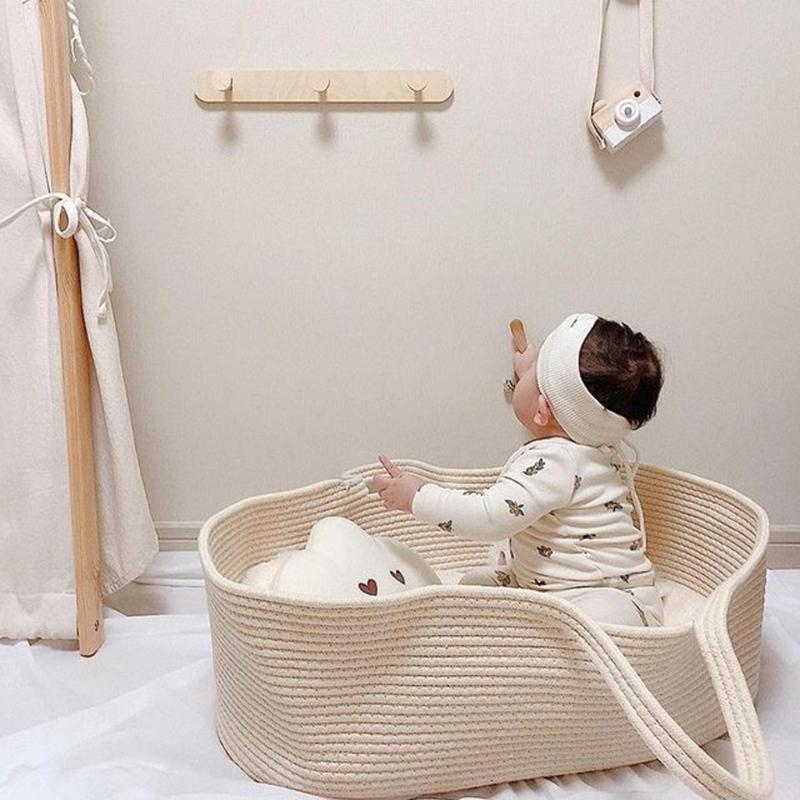 J15U Portable Baby Moses Baske - Baby Nursery Basket ulasan dan harga