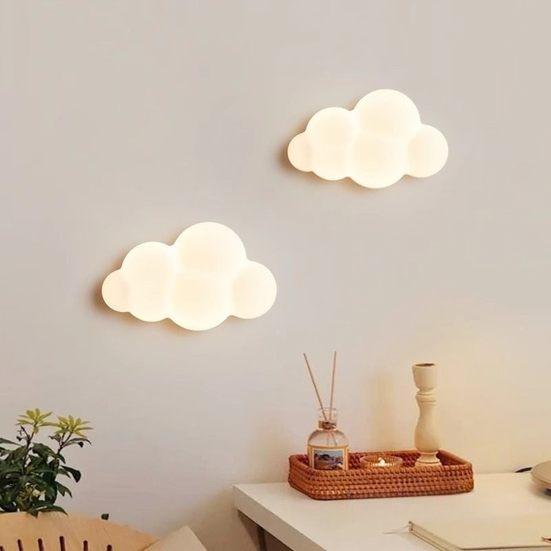 White Cloud Wall Lights Childr - Baby Nursery Light ulasan dan harga