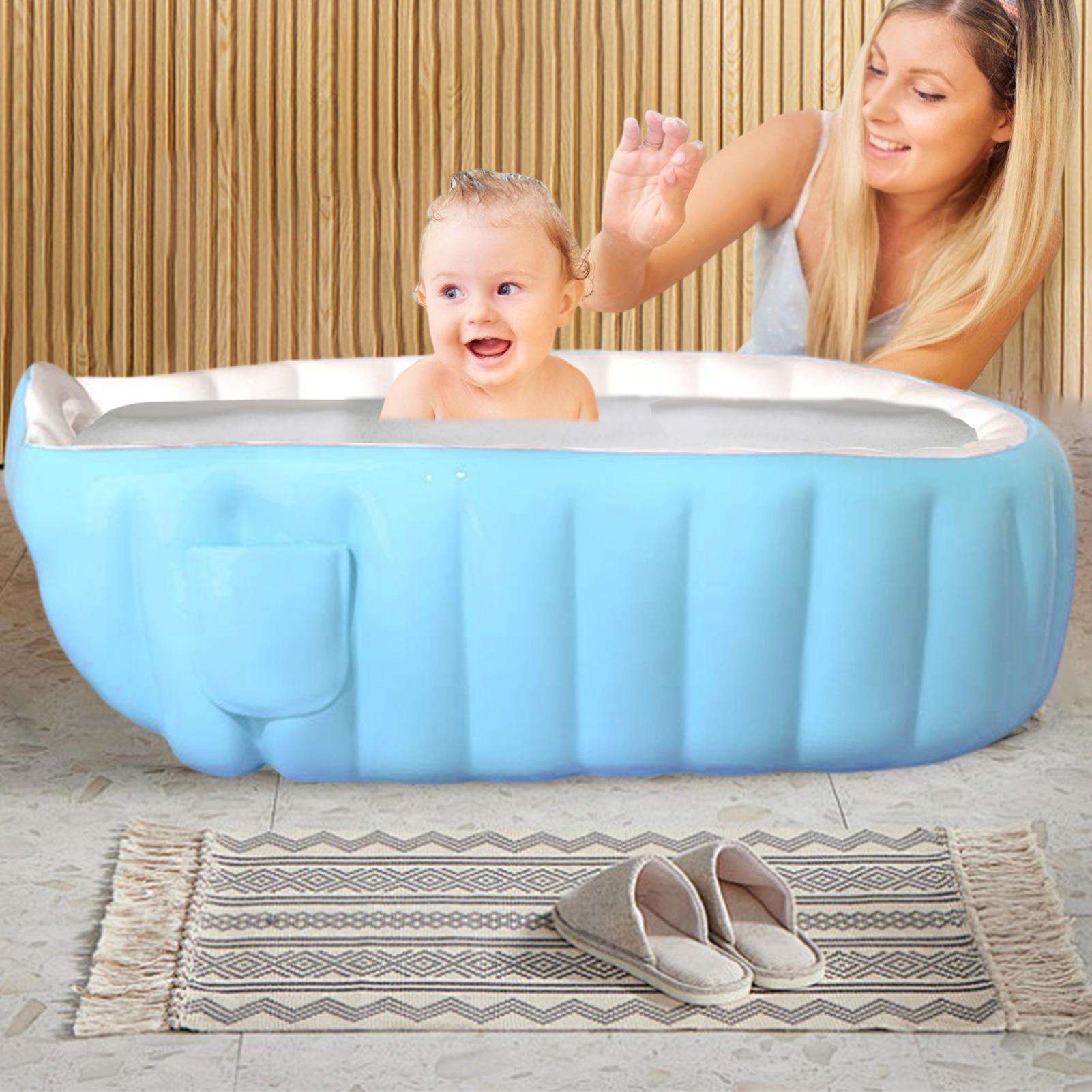 Inflatable Bathtub Baby Blow U - Baby Nursery Must Haves ulasan dan harga
