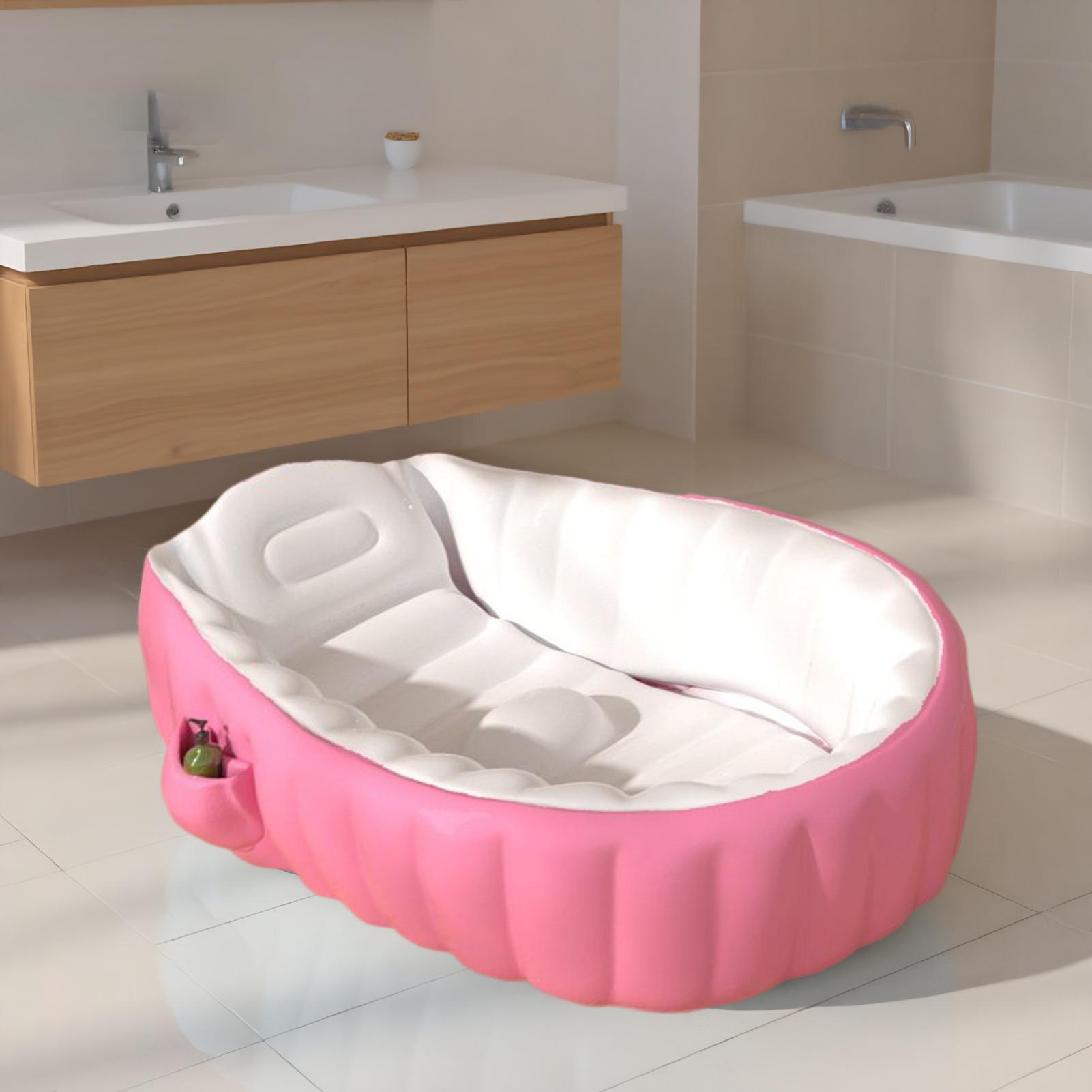 Inflatable Bathtub Baby Blow U - Baby Nursery Must Haves ulasan dan harga