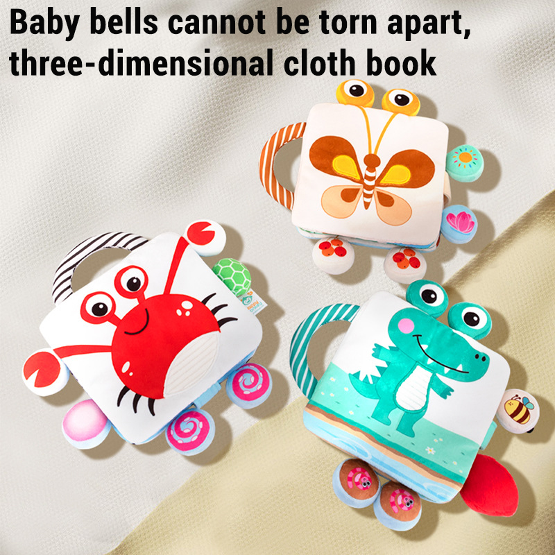 0-36 Months Baby 3D Cloth Book - Baby Nursery Books ulasan dan harga