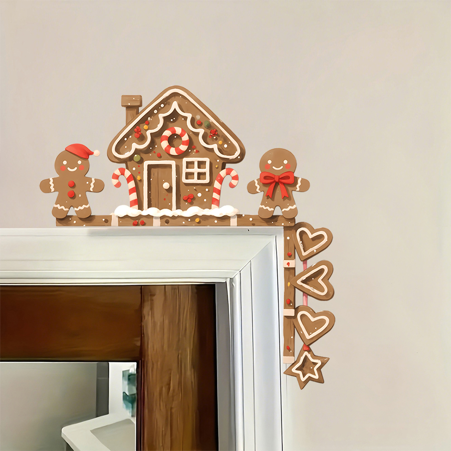 Gingerbread House & Man Christ - Baby Nursery Wall ulasan dan harga
