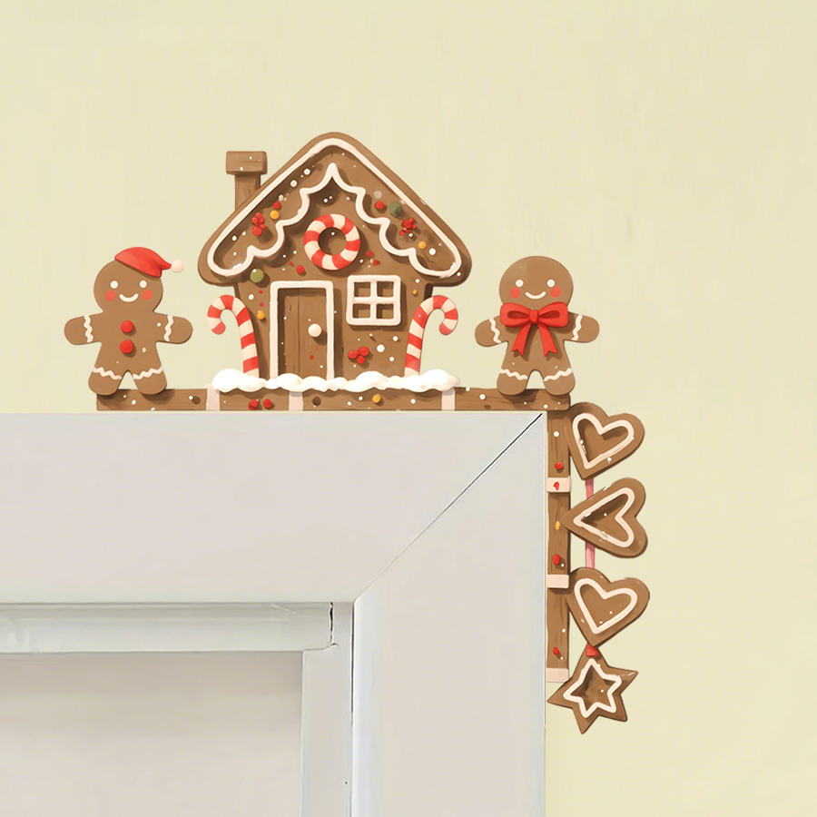Gingerbread House & Man Christ - Baby Nursery Wall ulasan dan harga