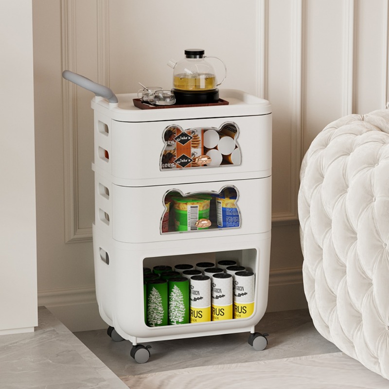 Multi-Purpose Living Room Stor - Baby Nursery Cart ulasan dan harga