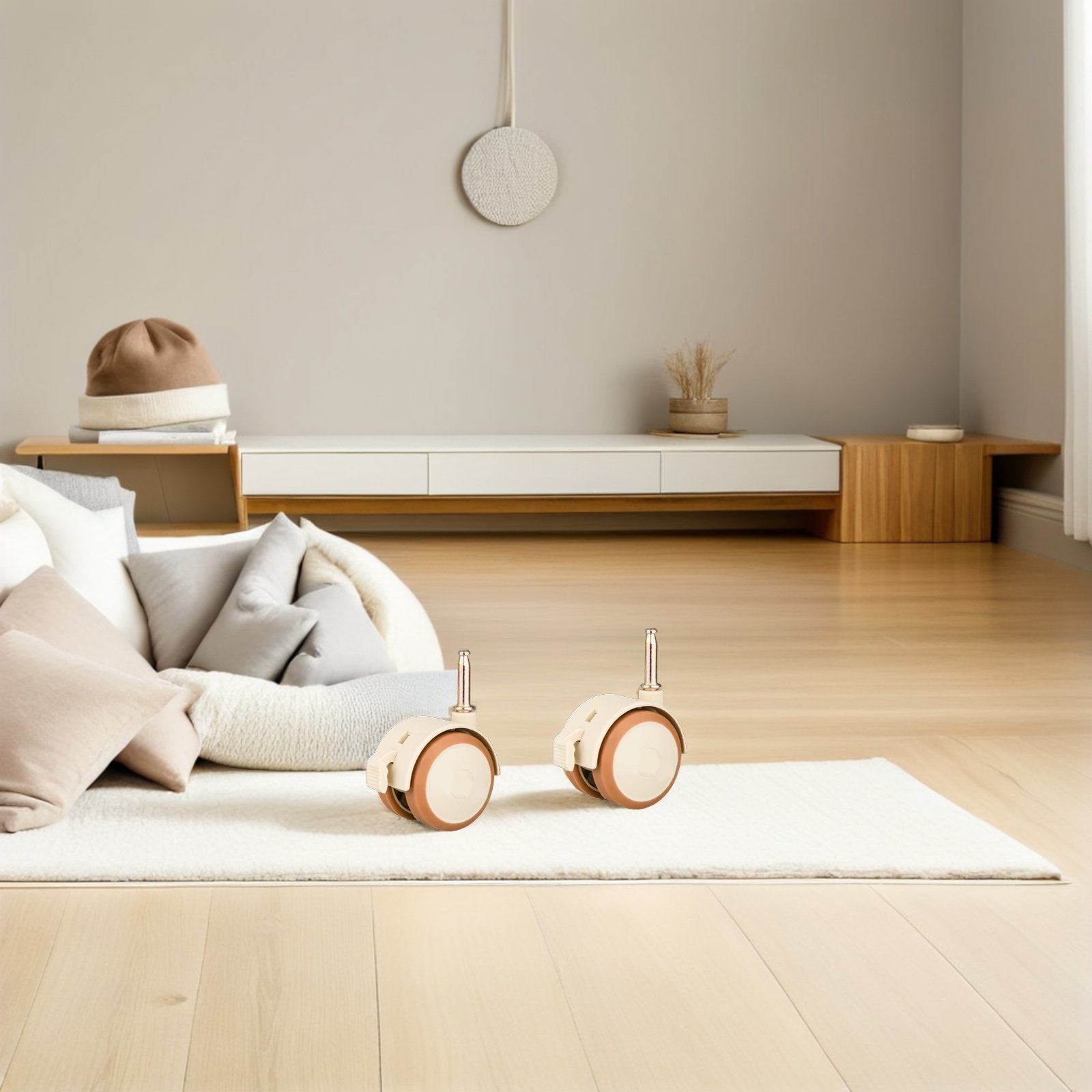 4Pcs Silent Furniture Casters  - Baby Nursery Cart ulasan dan harga