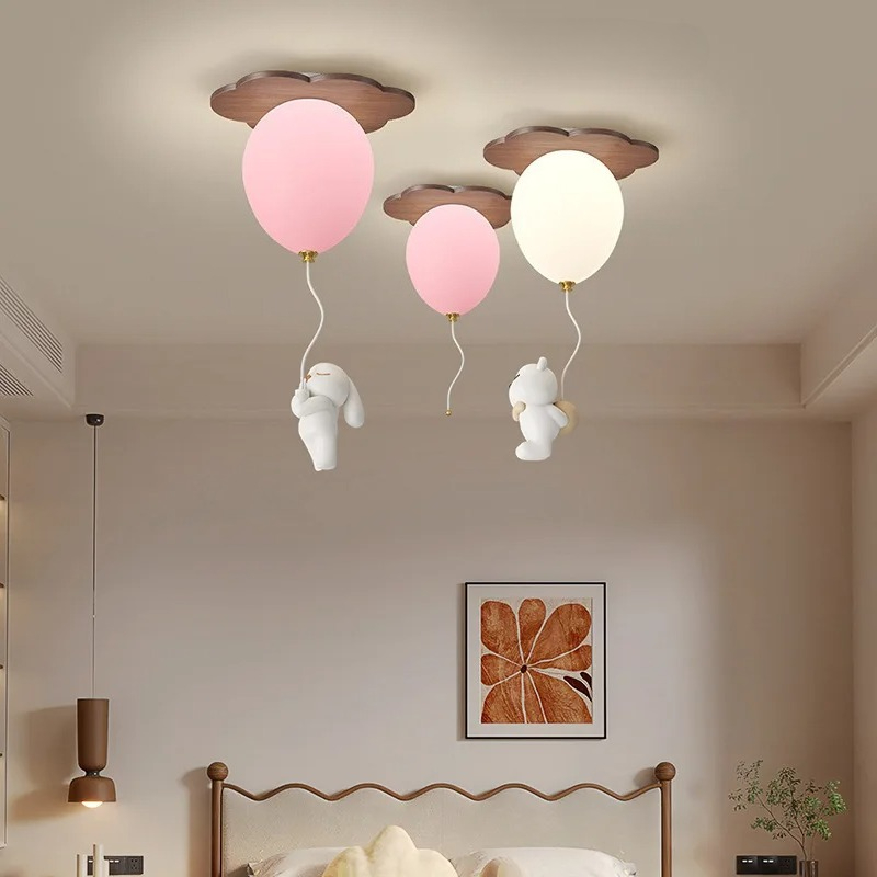 2026 for Solid Wood Cloud Ball - Baby Nursery Light Fixture ulasan dan harga