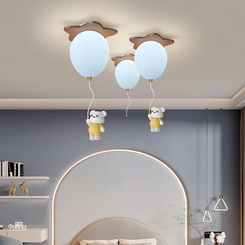 2026 for Solid Wood Cloud Ball - Baby Nursery Light Fixture ulasan dan harga