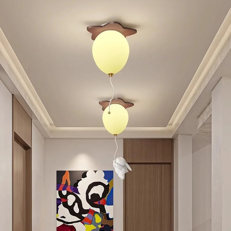 2026 for Solid Wood Cloud Ball - Baby Nursery Light Fixture ulasan dan harga