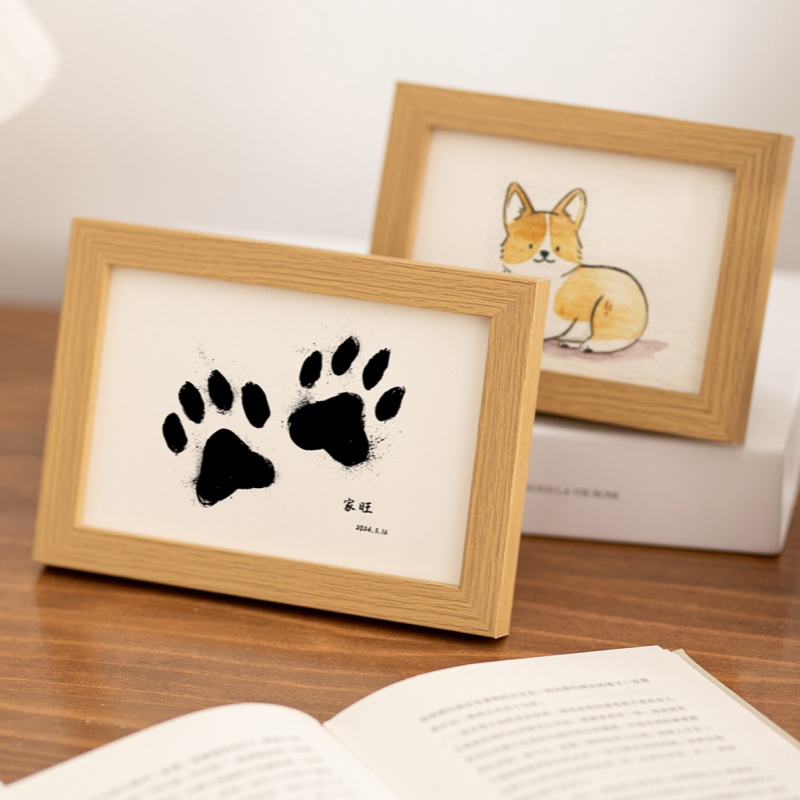 Safe Non-Toxic Pet Dog Cat Paw - Footprint Ink Kit ulasan dan harga