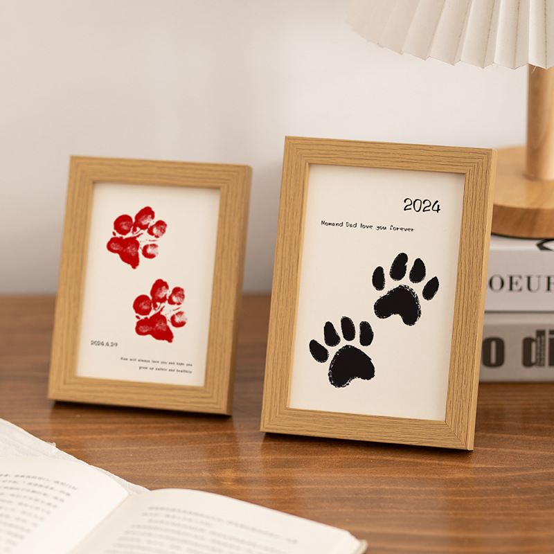 Safe Non-Toxic Pet Dog Cat Paw - Footprint Ink Kit ulasan dan harga