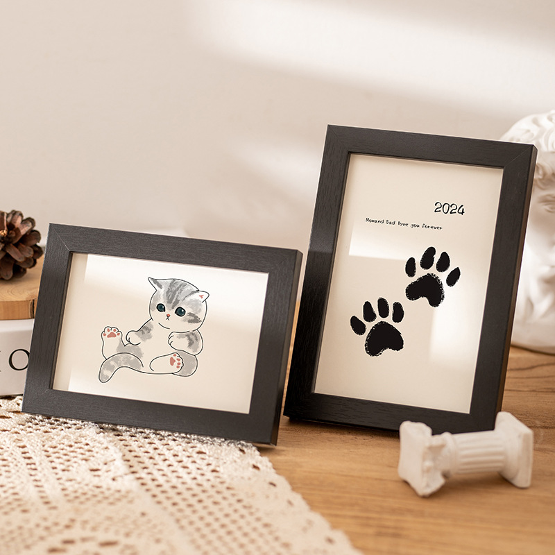 Safe Non-Toxic Pet Dog Cat Paw - Footprint Ink Kit ulasan dan harga