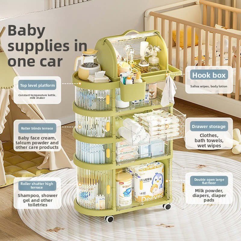 Hanging Floor Cart Baby Organi - Baby Nursery Cart ulasan dan harga