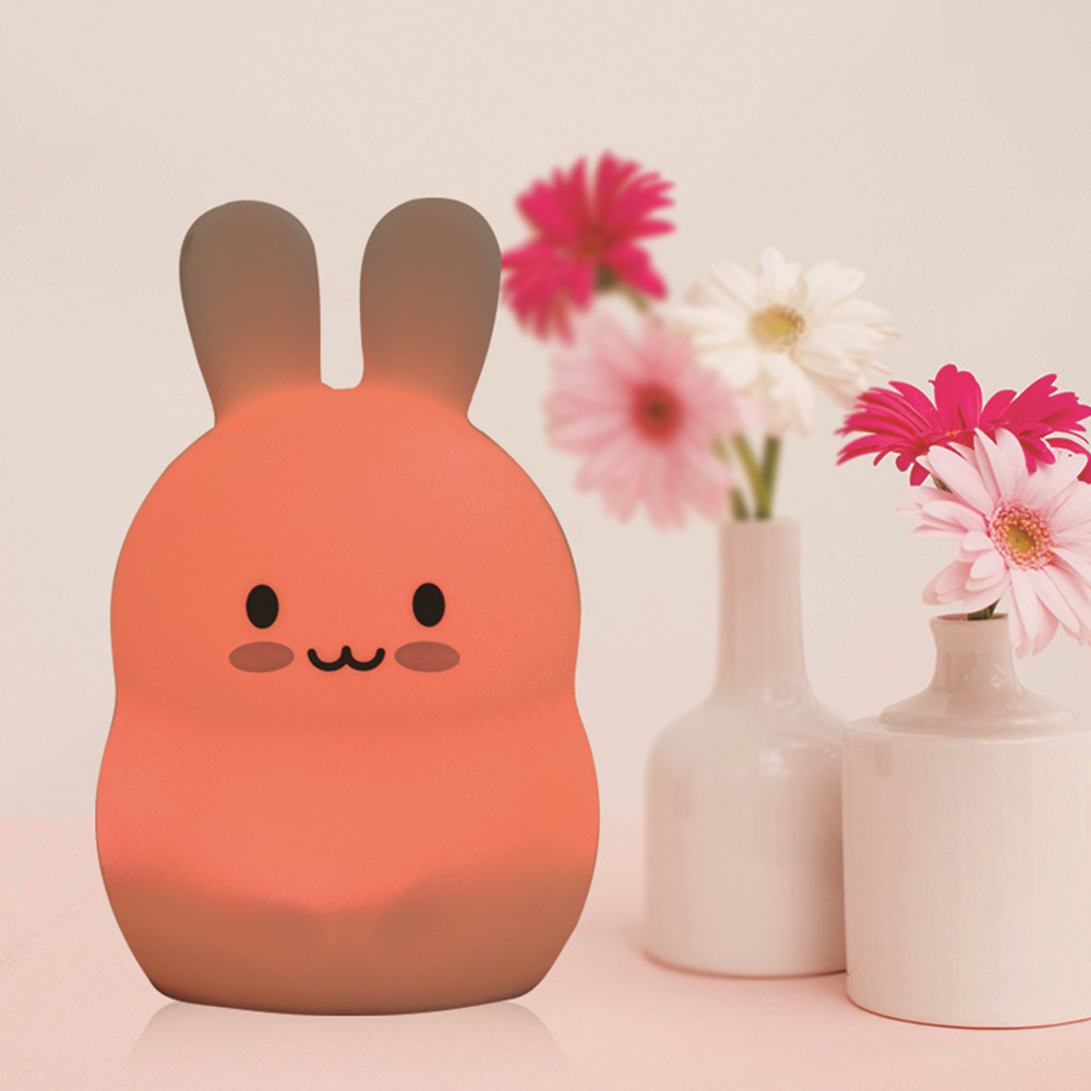 Touch Sensor Rabbit Night Ligh - Baby Nursery Light ulasan dan harga