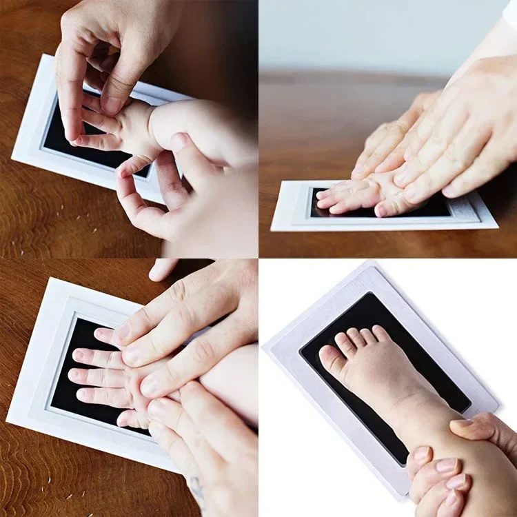 2 Set Newborn Baby DIY Hand An - Footprint Ink Kit ulasan dan harga