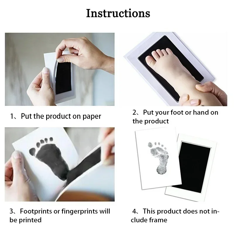 2 Set Newborn Baby DIY Hand An - Footprint Ink Kit ulasan dan harga