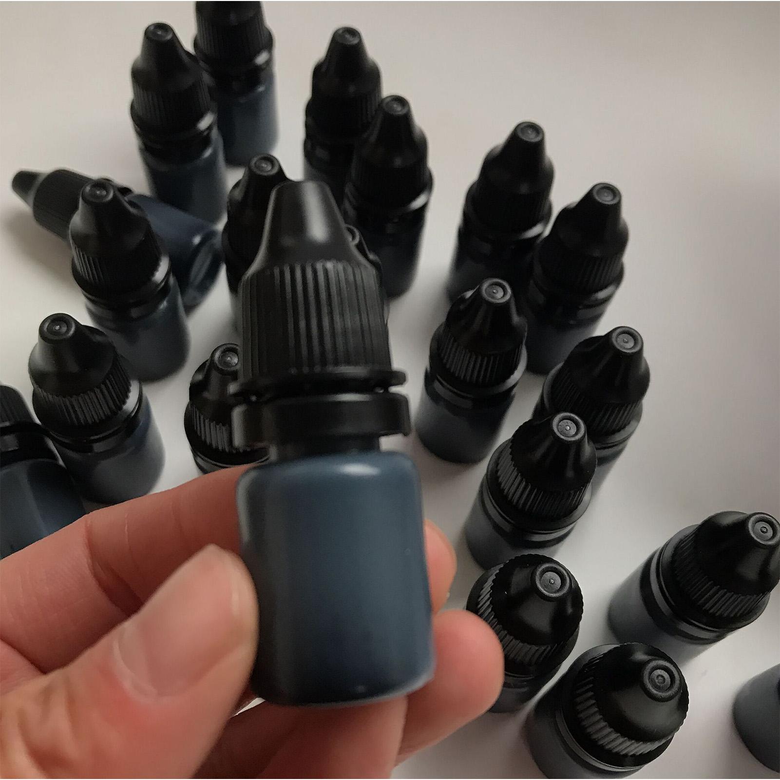 Black Stamp Ink 3Pcs/set Fast  - Footprint Ink Kit ulasan dan harga