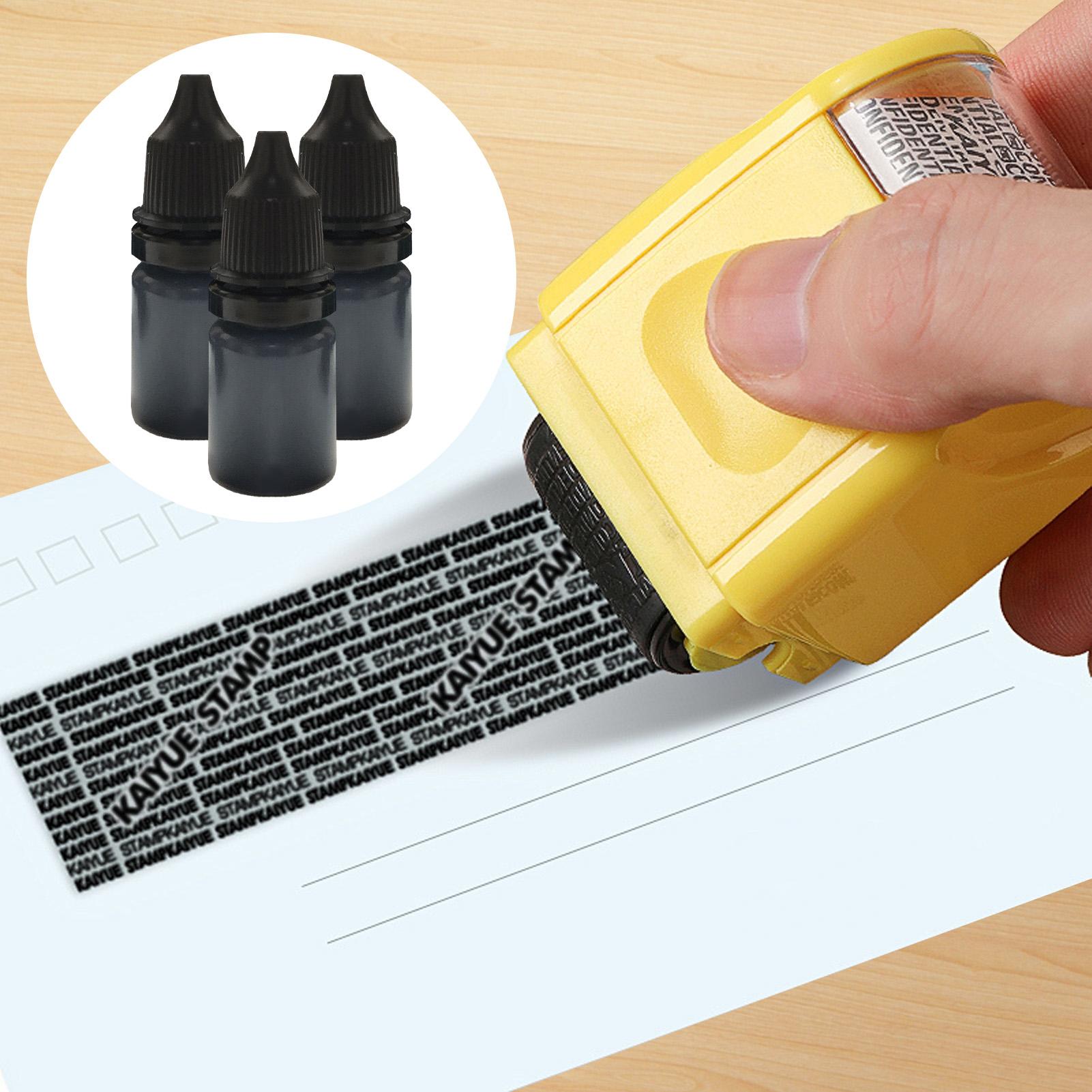 Black Stamp Ink 3Pcs/set Fast  - Footprint Ink Kit ulasan dan harga