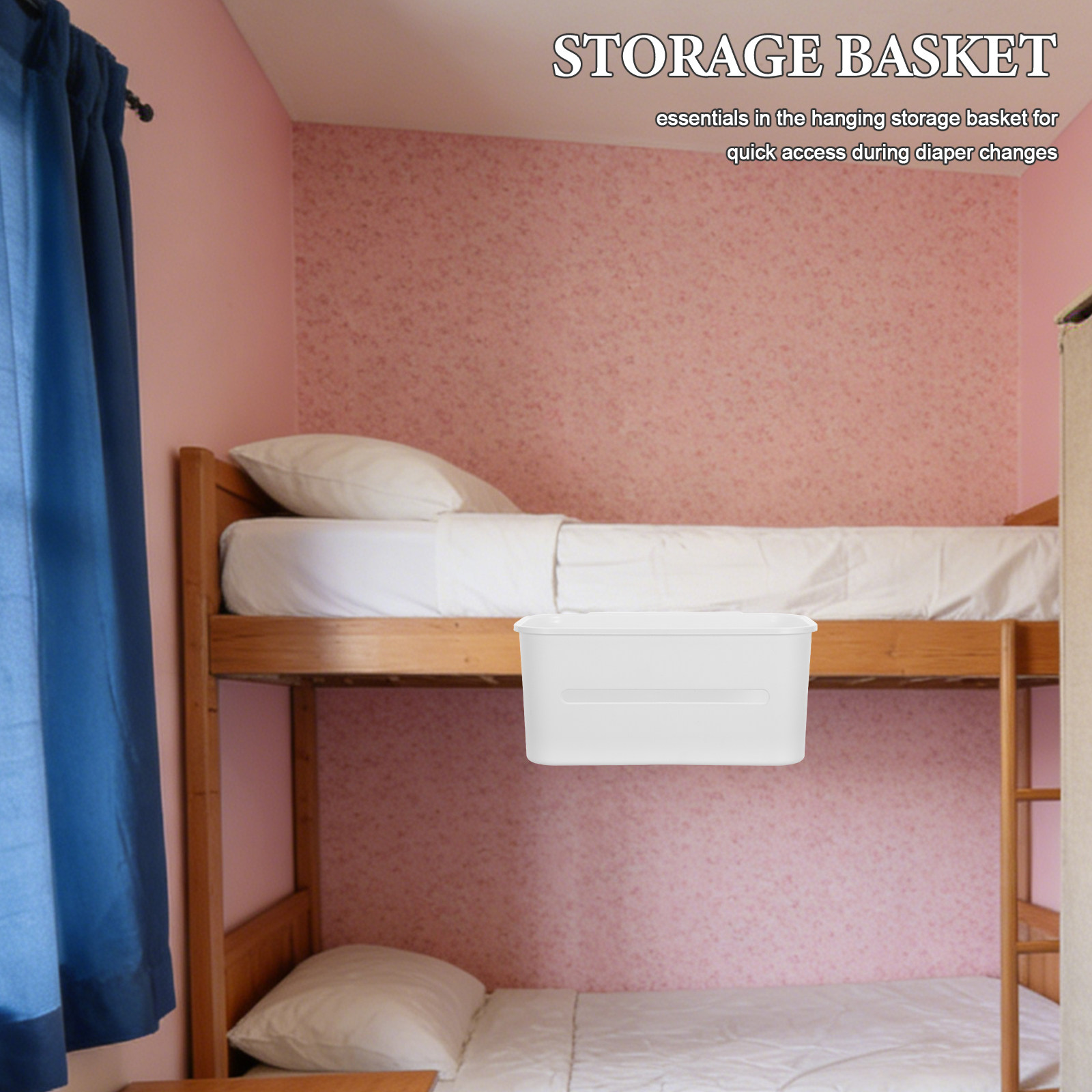 Baby Bedside Hanging Storage B - Baby Nursery Basket ulasan dan harga