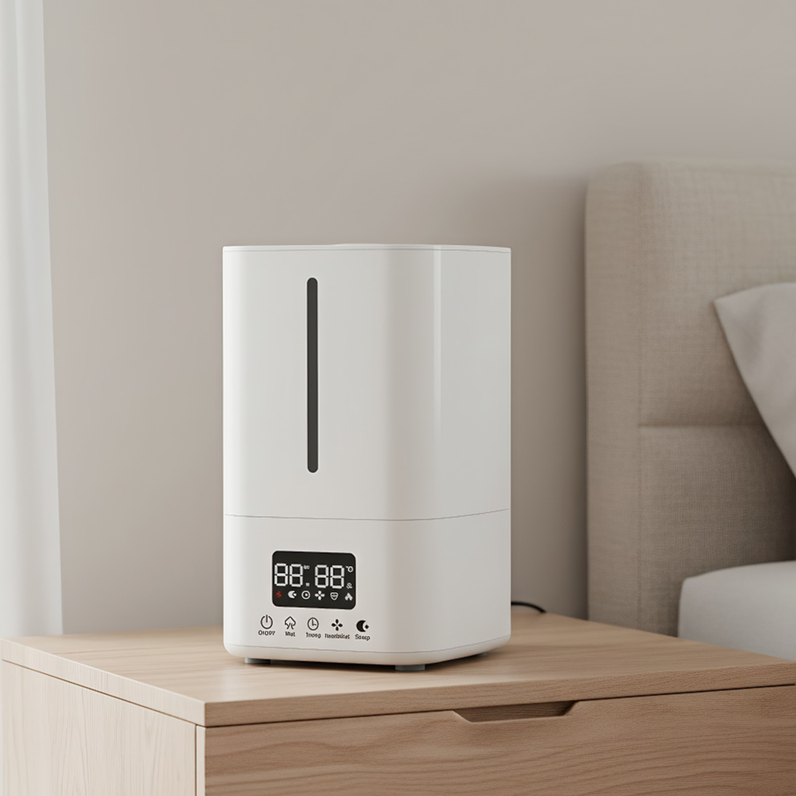 5L Smart Humidifier with Air P - Baby Nursery Air Purifier ulasan dan harga