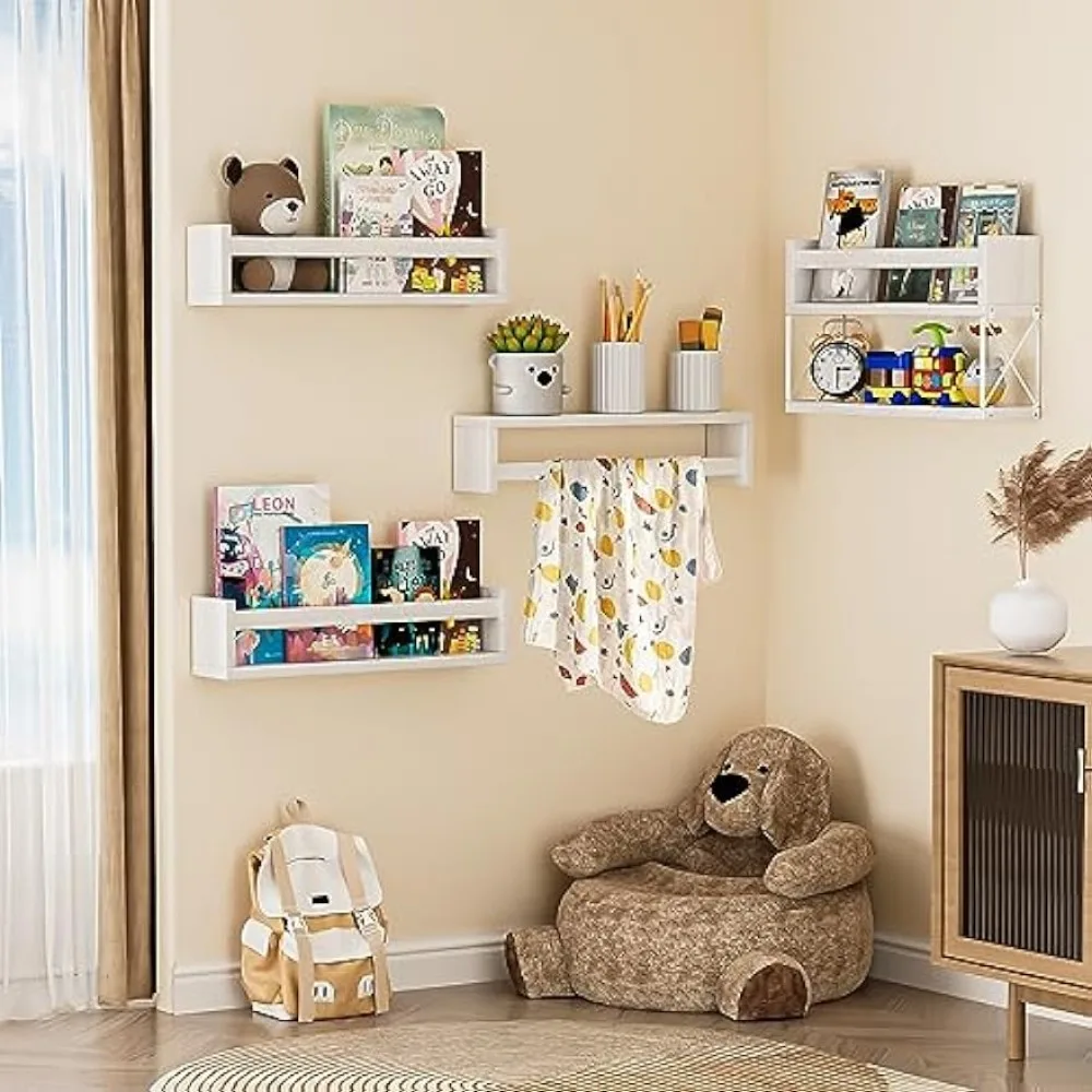 QimCoor Nursery Book Shelves S - Baby Nursery Floating Shelves ulasan dan harga