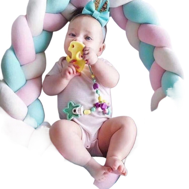 1.5M Baby Bumper Bed Braid Kno - Baby Nursery Rhymes ulasan dan harga