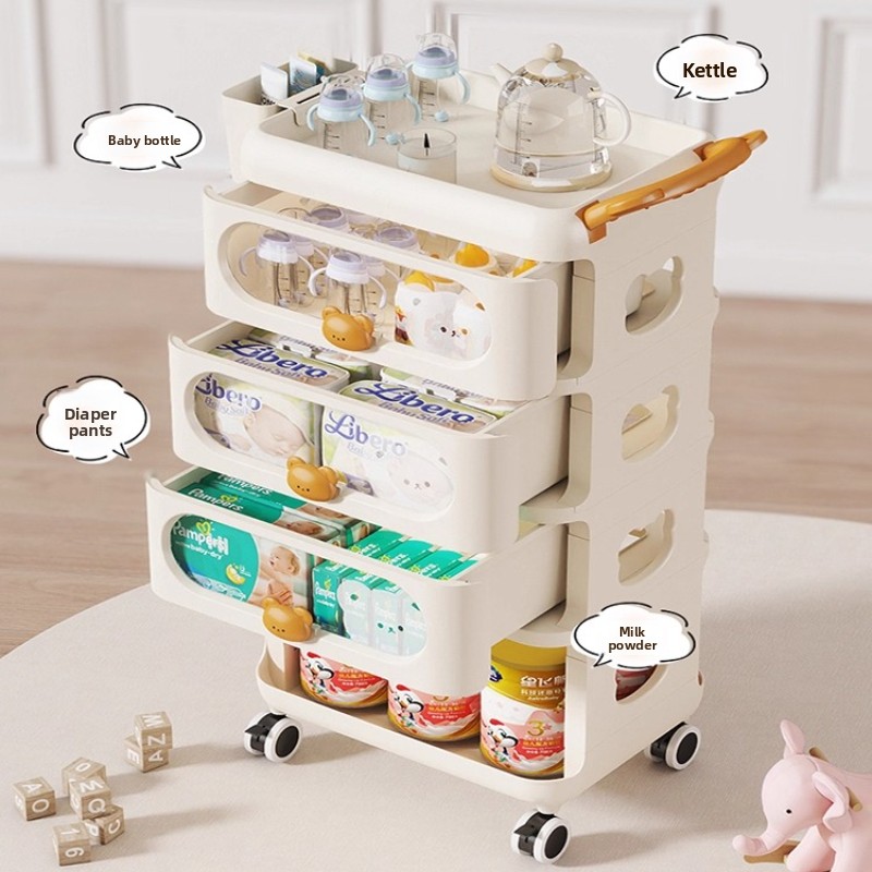 ‌Baby Storage Organizer, Multi - Baby Nursery Cart ulasan dan harga