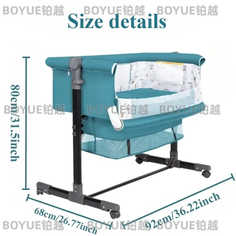 3 in 1 Baby Bassine Crib with  - Bassinet Bedside Sleeper ulasan dan harga
