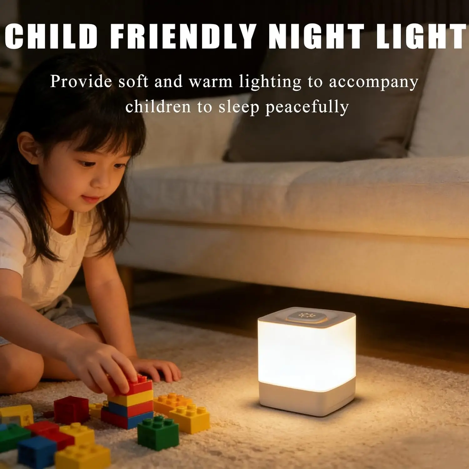 LED Night Light Bedside Lamp,T - Baby Nursery Light ulasan dan harga