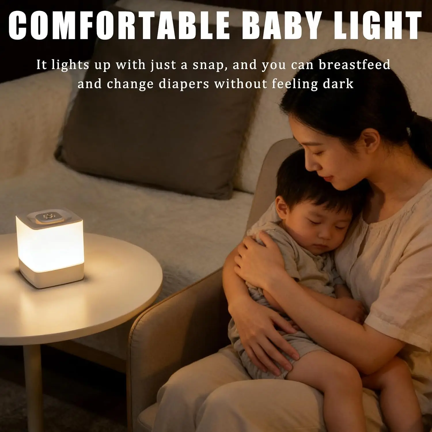 LED Night Light Bedside Lamp,T - Baby Nursery Light ulasan dan harga