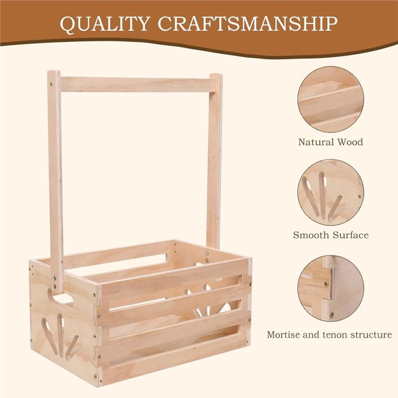 Wooden Baby Shower Gift Basket - Baby Nursery Basket ulasan dan harga
