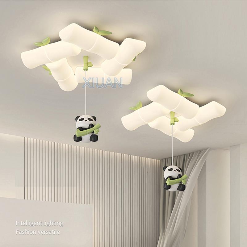 New Chinese Panda Ceiling Lamp - Baby Nursery Light Fixture ulasan dan harga