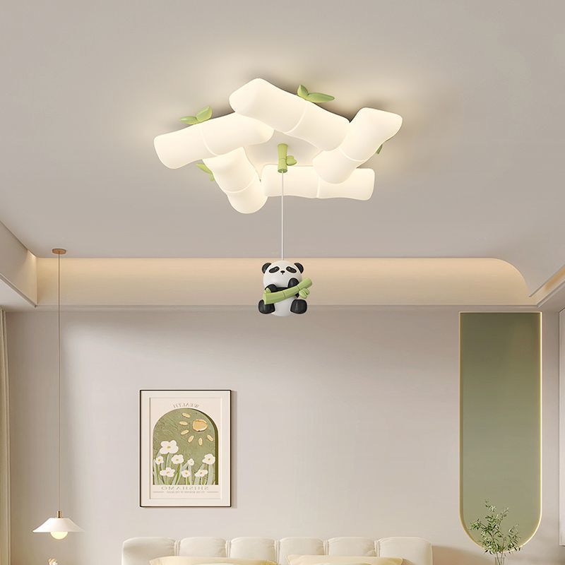 New Chinese Panda Ceiling Lamp - Baby Nursery Light Fixture ulasan dan harga