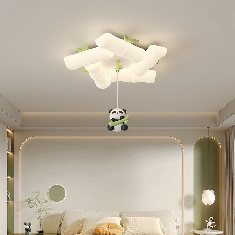 New Chinese Panda Ceiling Lamp - Baby Nursery Light Fixture ulasan dan harga