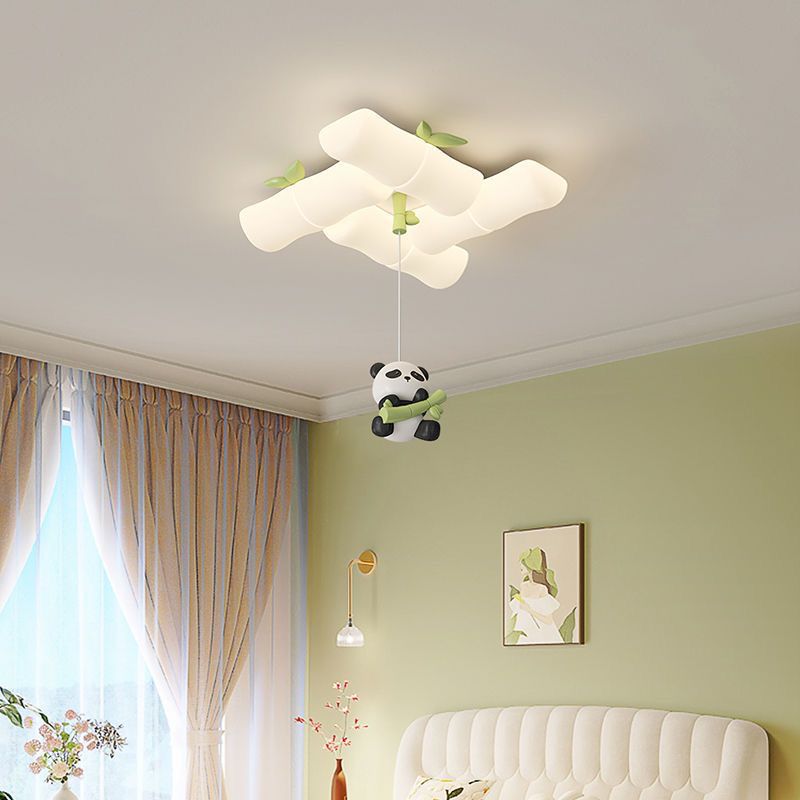 New Chinese Panda Ceiling Lamp - Baby Nursery Light Fixture ulasan dan harga