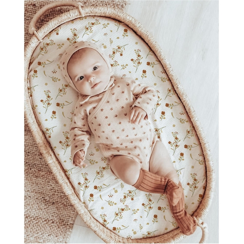 Baby Fitted Sheets Nursing Cri - Bassinet Bedside Sleeper ulasan dan harga