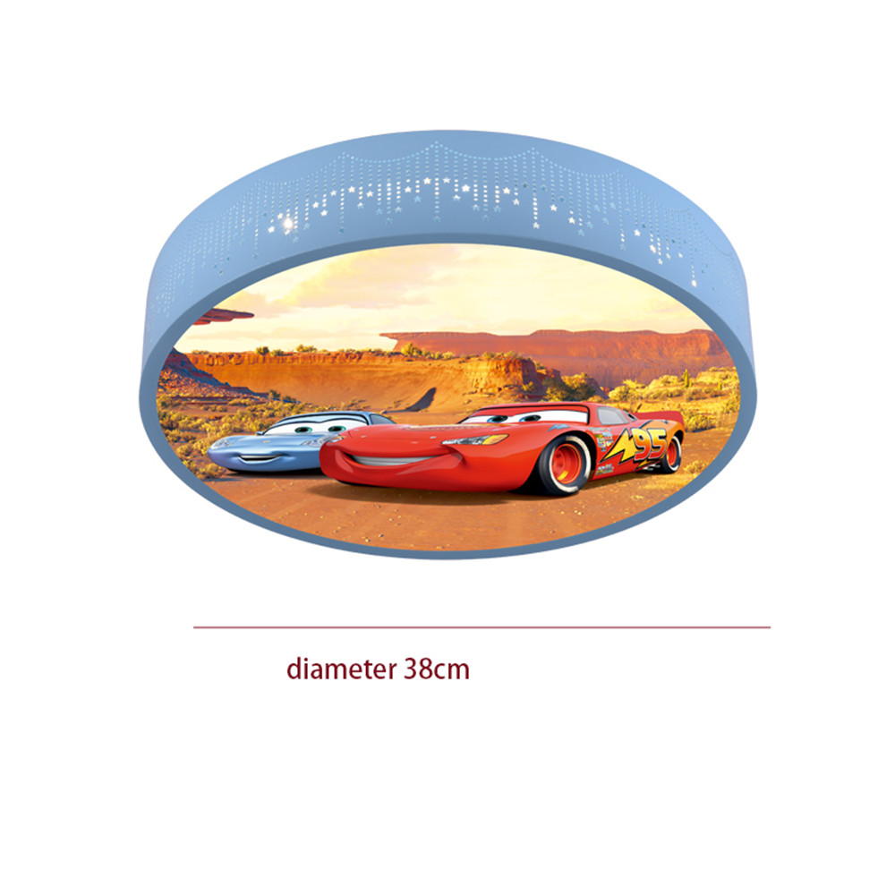 Cartoon Car Round Led Ceiling  - Baby Nursery Light Fixture ulasan dan harga