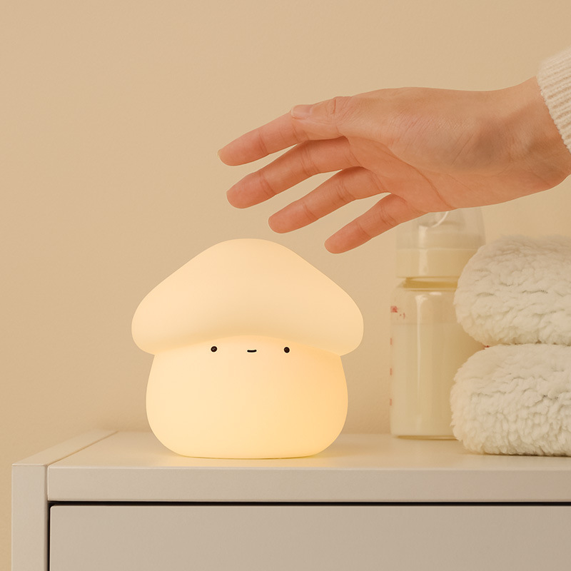 1Pcs Mushroom Head Silicone Ni - Baby Nursery Light ulasan dan harga