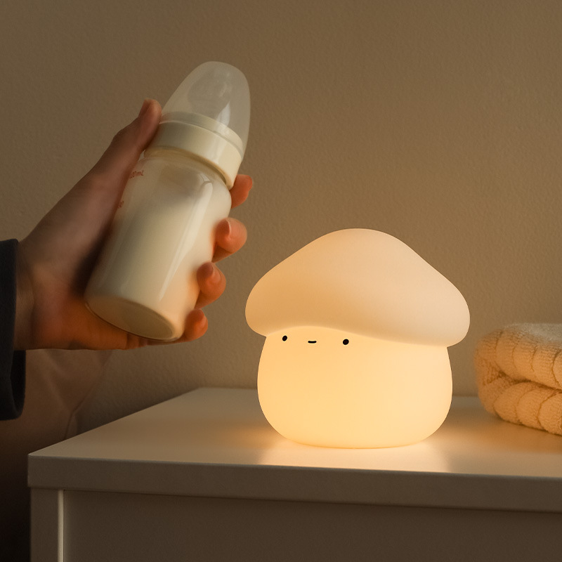 1Pcs Mushroom Head Silicone Ni - Baby Nursery Light ulasan dan harga