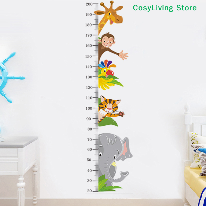 [CL]Self Adhesive Animal Heigh - Baby Nursery Wall Mural ulasan dan harga