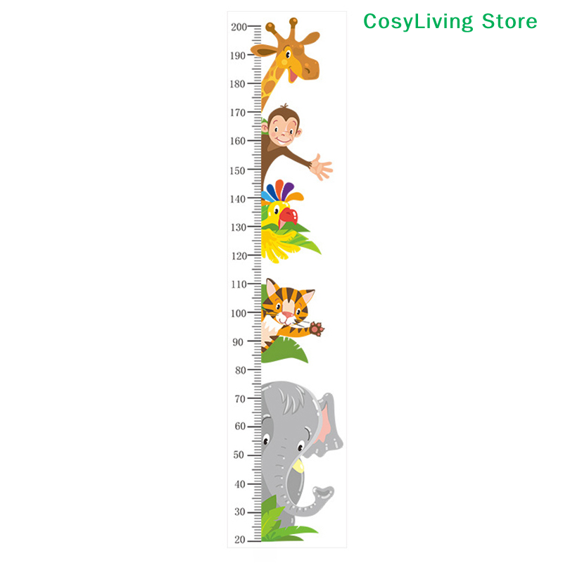 [CL]Self Adhesive Animal Heigh - Baby Nursery Wall Mural ulasan dan harga