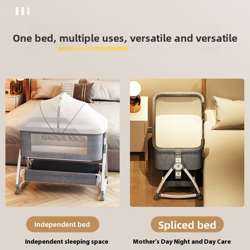 Baby Cribs  3 in 1 Baby Bedsid - Bassinet Bedside Sleeper ulasan dan harga